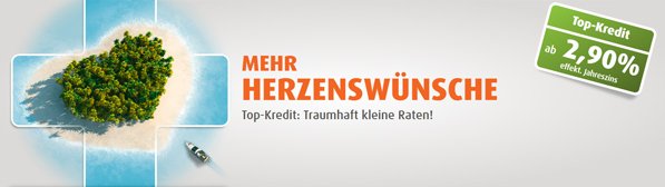 norisbank Top-Kredit - mehr Herzenswünsche