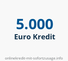Onlinekredit mit Sofortzusage