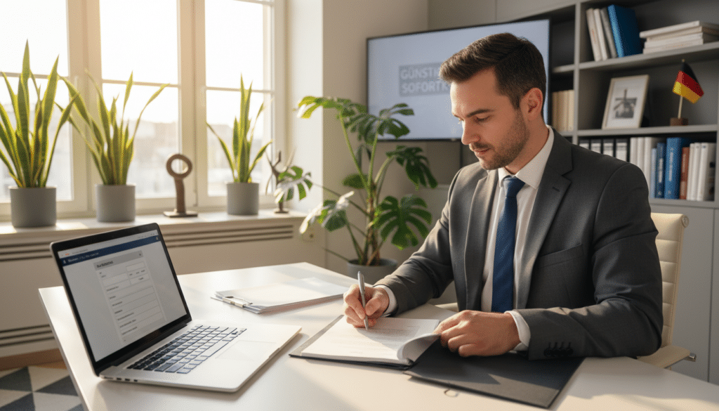 Onlinekredit mit Sofortzusage