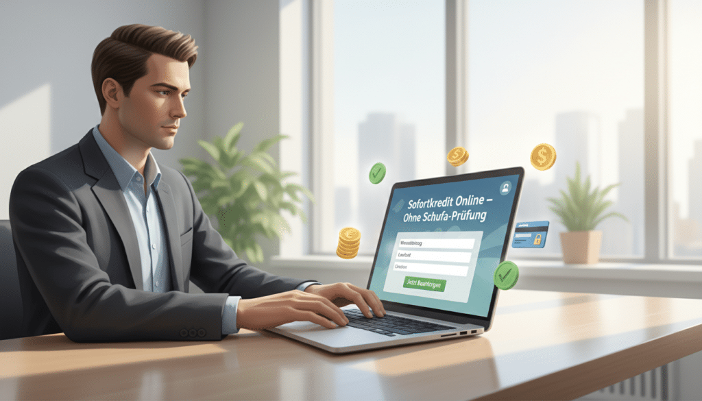 Onlinekredit mit Sofortzusage