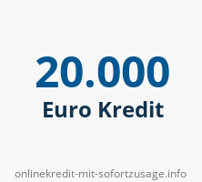 20.000 Euro Kredit