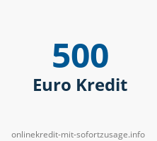 500 Euro Kredit